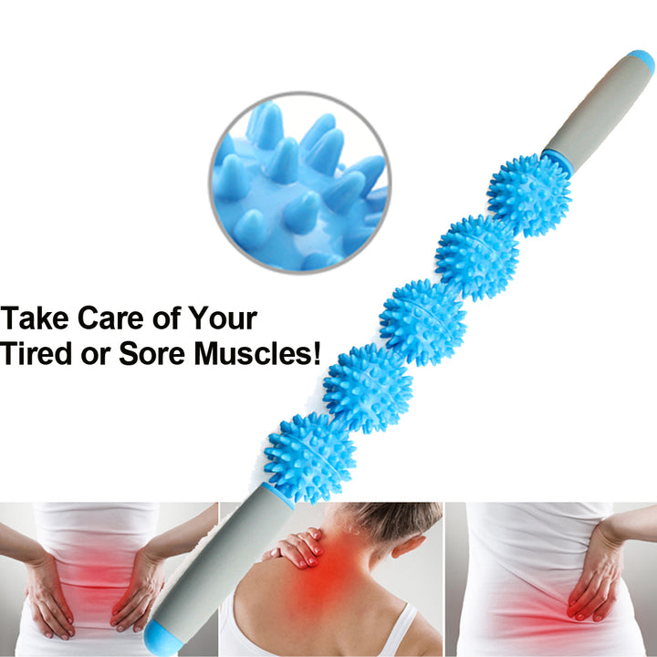 MMuscle Roller Massage Stick — Deep Tissue Relief for Sore