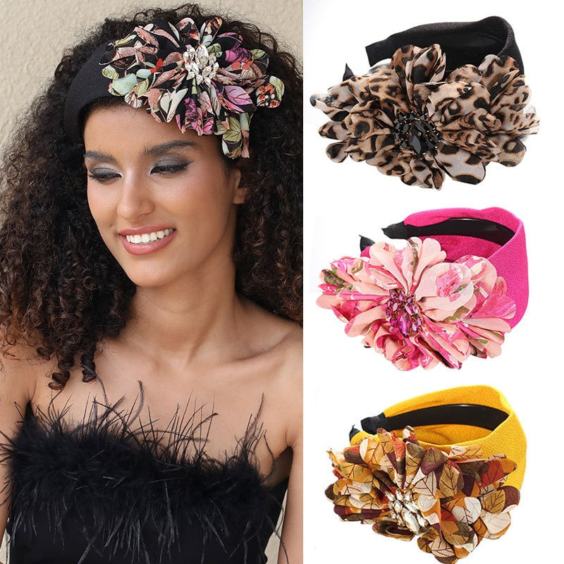 Jeweled Floral Headband for Bold Statement Occasion Looks