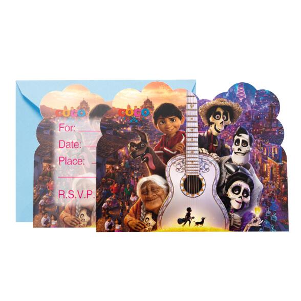 Coco Party Decorations & Tableware Set for Birthdays