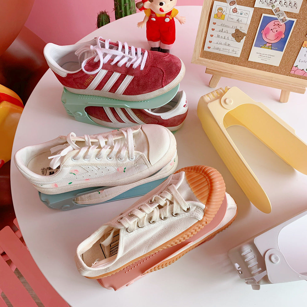 Shoe Rack, Adjustable Double-Layer for Small Spaces