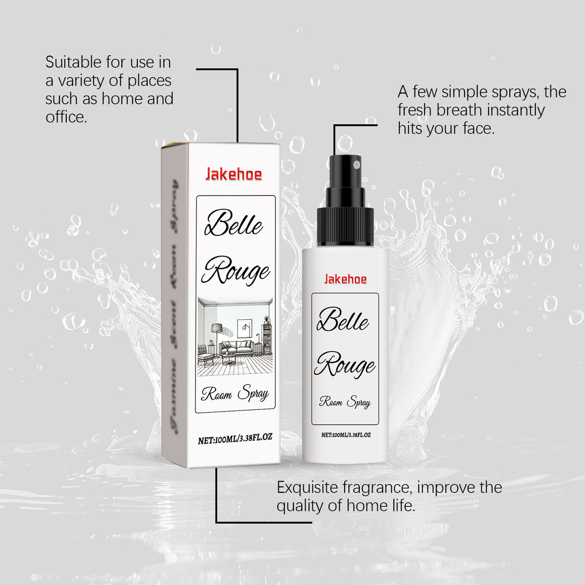 Jasmine Room Spray for Fresh, Relaxing Indoor Spaces