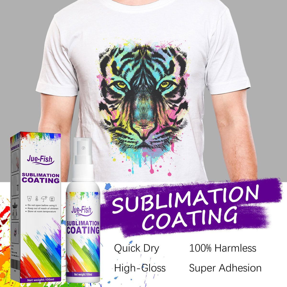 Sublimation Coating Spray for Glossy, Durable Prints
