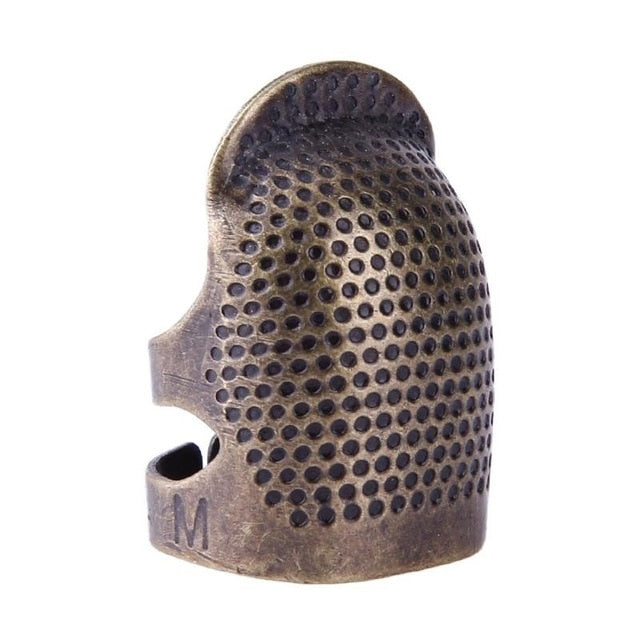 Antique Brass Thimble Ring for Hand Sewing and Quilting