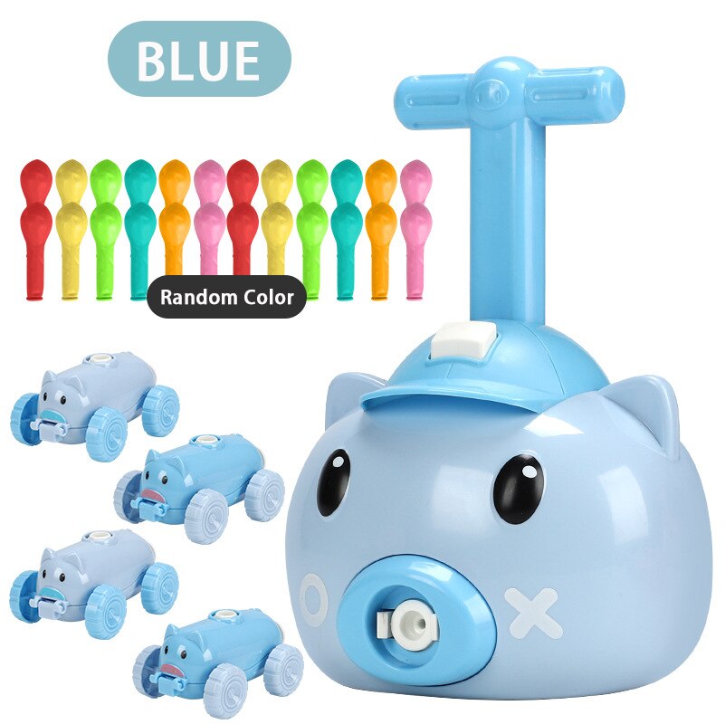 Balloon Powered Car Toy for Hands-On STEM Science Play
