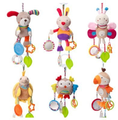 Baby Hanging Plush Wind Chime Toy – Cute Animal Charm
