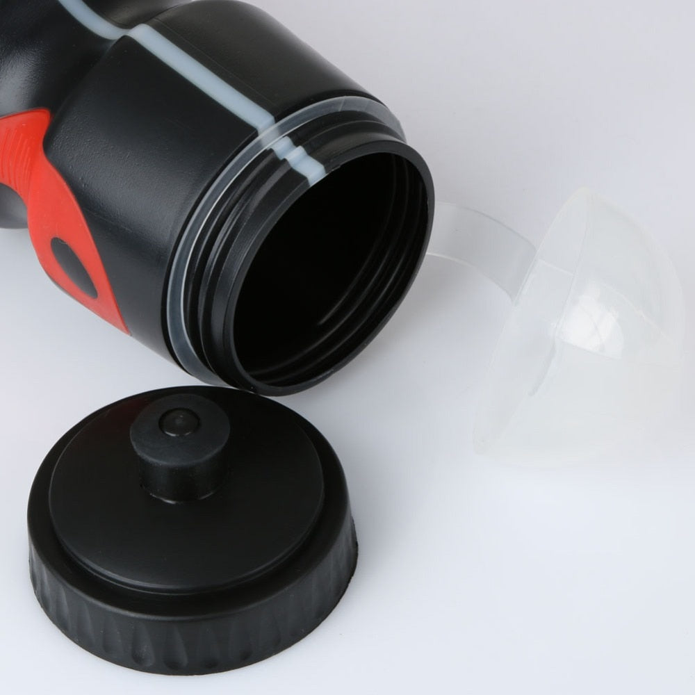 Bike Water Bottle with Cage, 650ml Secure Hold