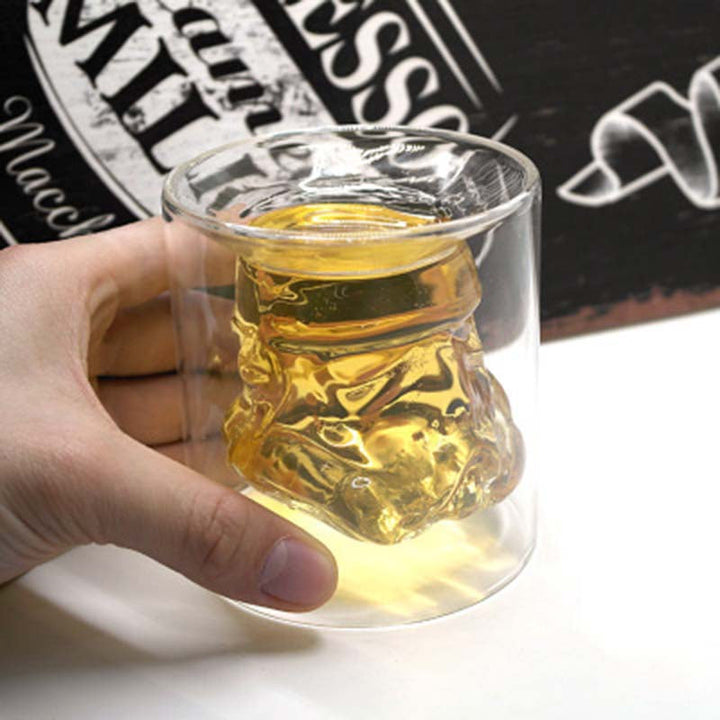 Stormtrooper Whiskey Decanter with Helmet Glass Cup