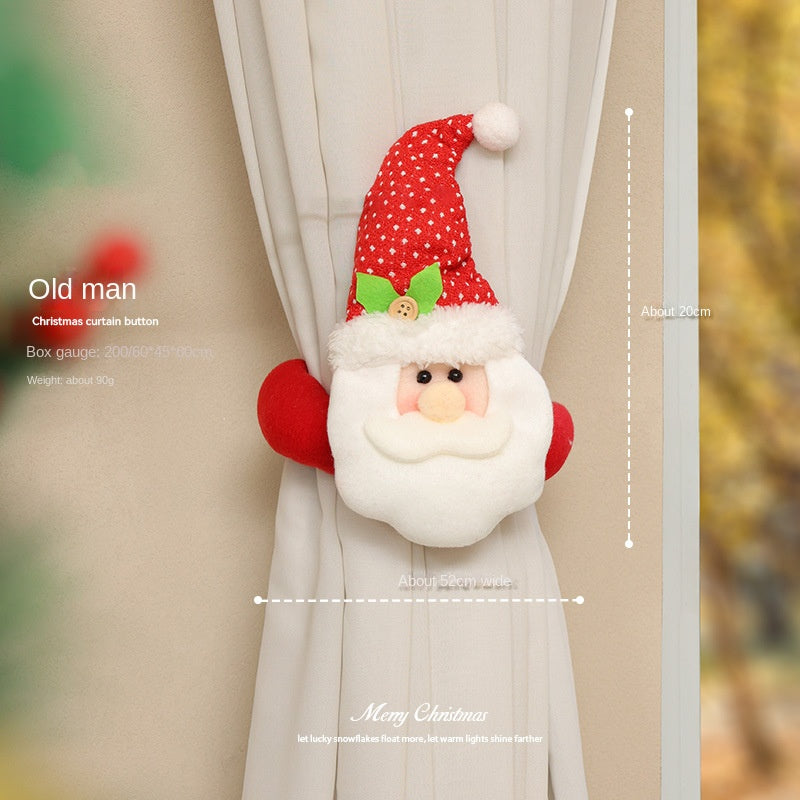 Christmas Curtain Clips for Festive Holiday Styling