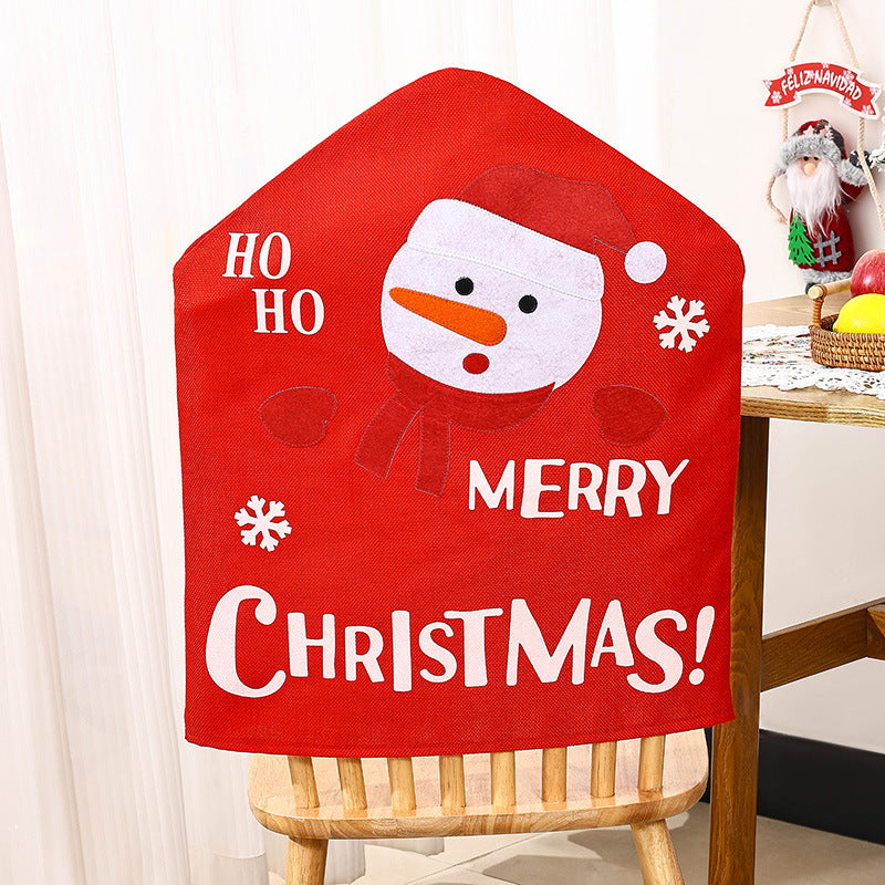 Christmas Chair Cover for Festive Dining Decor Style