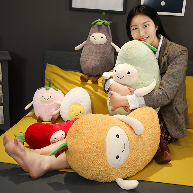 Fruit Plush Pillow – Cute Cuddly Bedroom Decor Accent