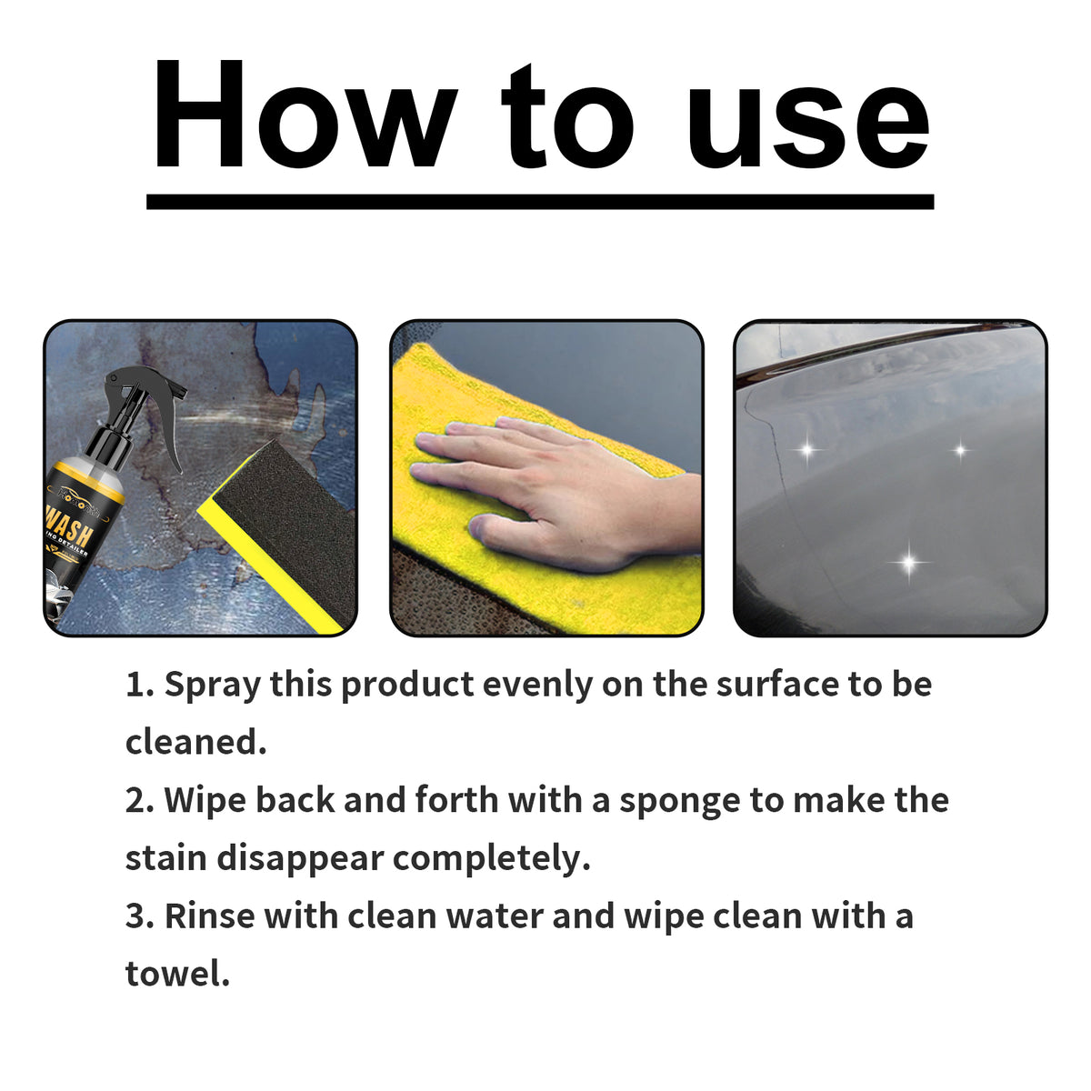 Car Coating Detailer for Glossy, Hydrophobic Finish