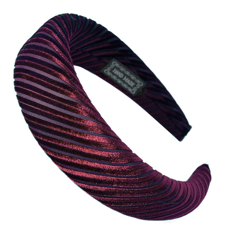 Velvet Face Wash Headband for Comfortable Hair Hold
