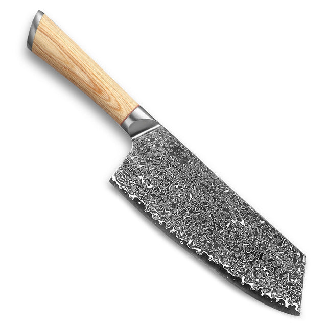 67-Layer VG10 Damascus Kitchen Knife Set for Every Task
