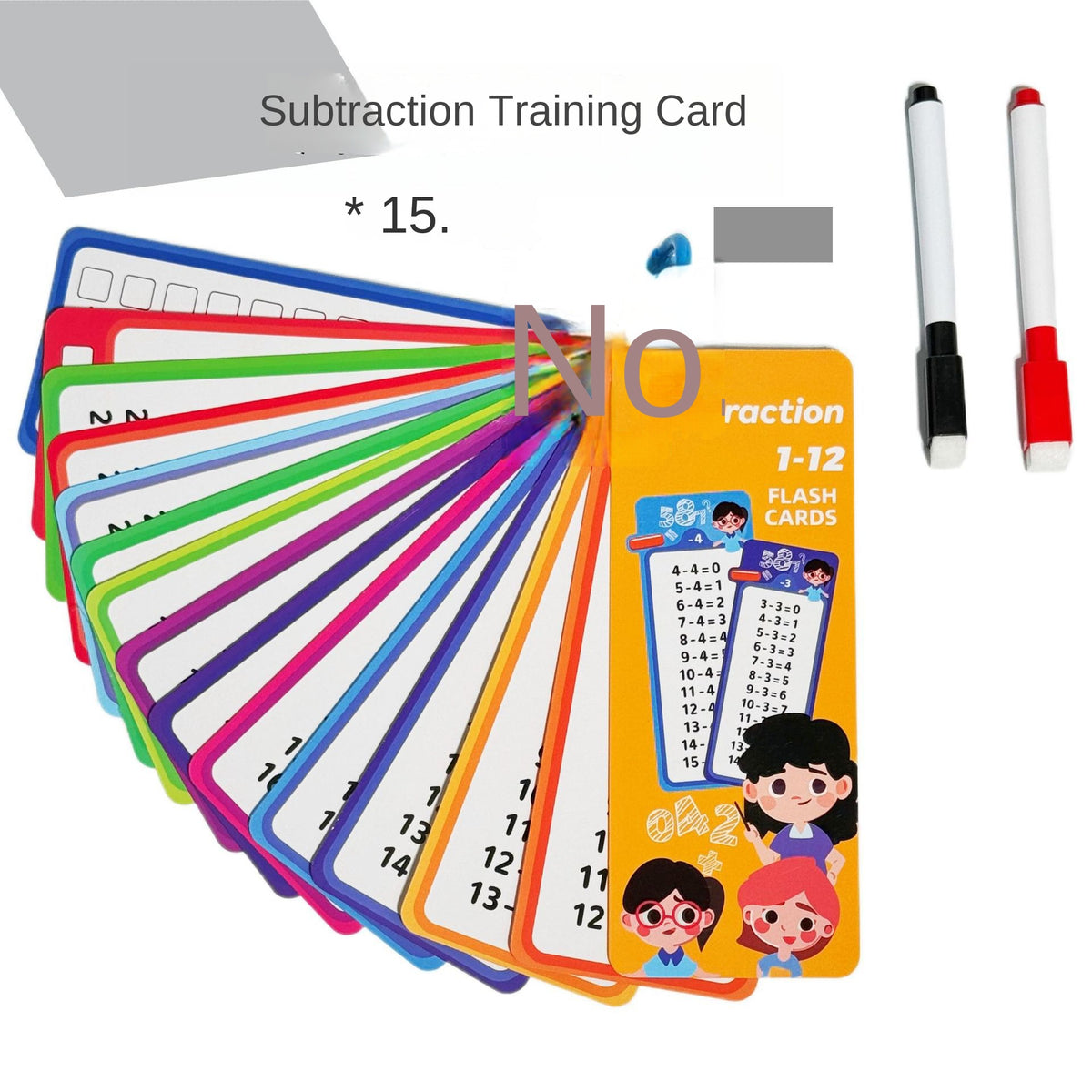 Math Flash Cards for Four-Operation Practice at Home