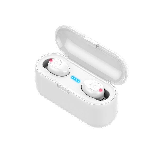 True Wireless Earbuds with 2000mAh Power Bank Case