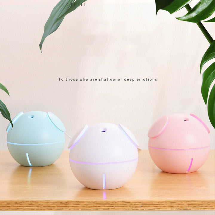 Cute Mini USB Humidifier for Desk, Bedside and Car