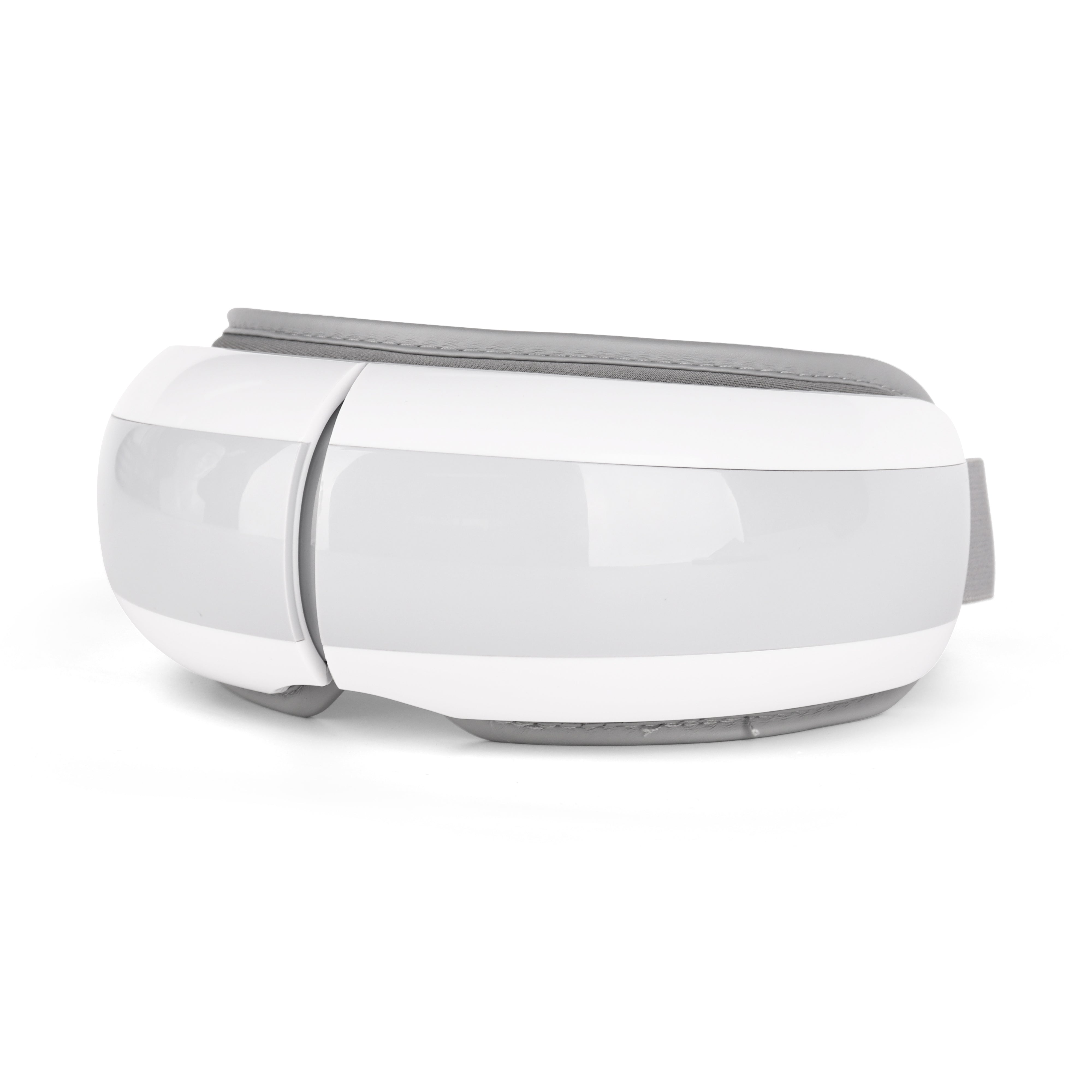 Top-down product view showing compact oval shape with elastic strap fastener