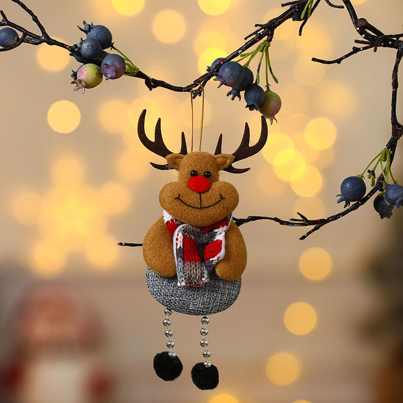 Plush Christmas Ornaments Set – Cozy Holiday Tree Charm