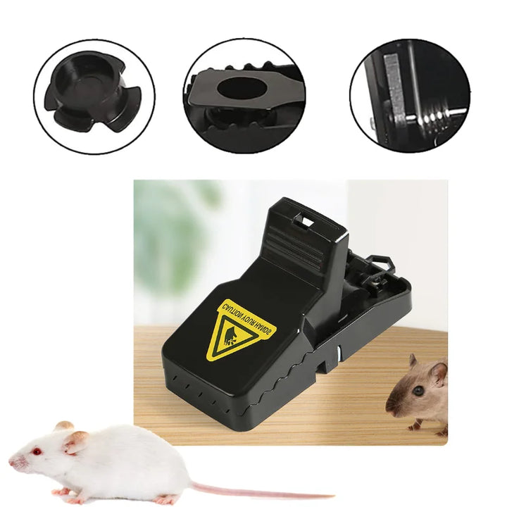 Reusable Snap Mouse Trap: Easy Setup, Ready to Catch