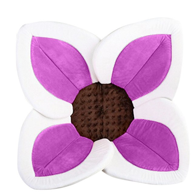 Blooming Flower Baby Bath Mat for Sink Newborn Support