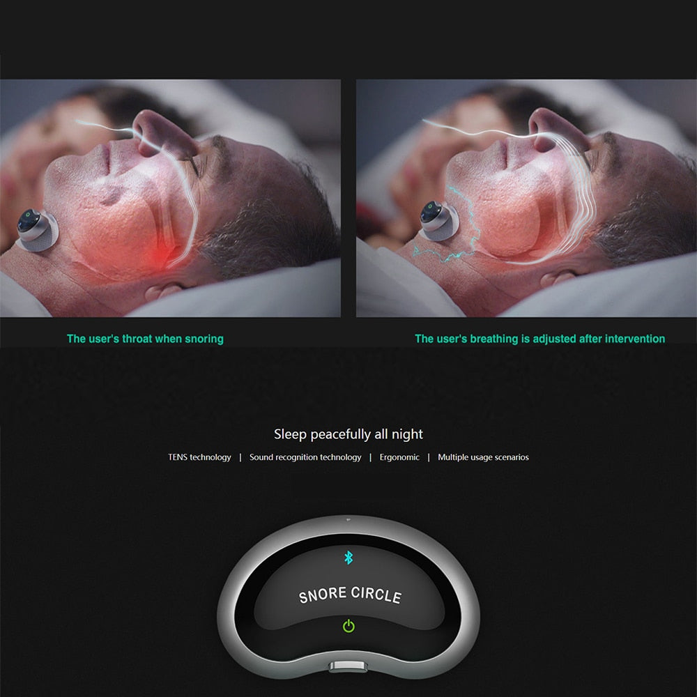 Smart Snore Stopper Biosensor — Stop Snoring & Track Sleep