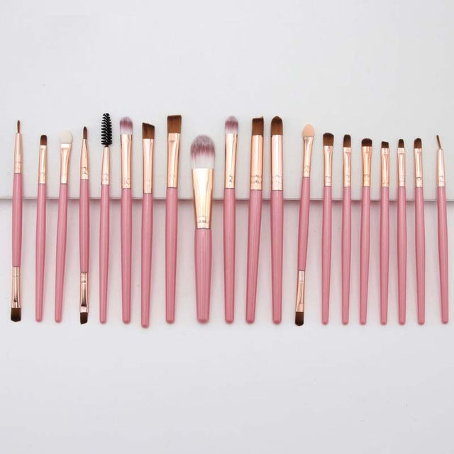 20‑Piece Makeup Brush Set — Complete Face &amp; Eye Kit