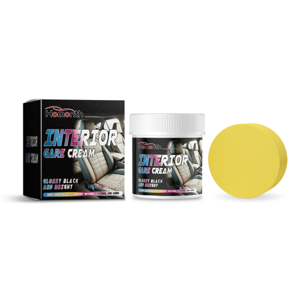 Car Leather Cleaner & Conditioner | Homonth Care Cream