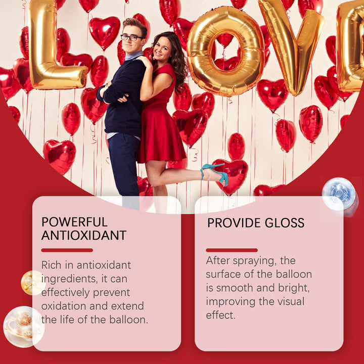Balloon Shine Spray for Glossy Latex Party Balloons