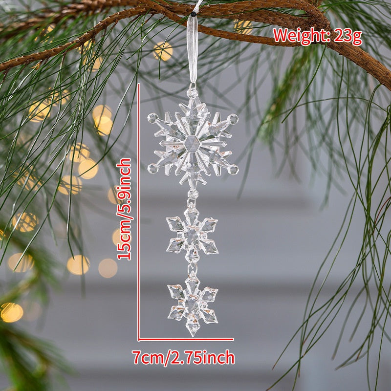 Crystal Christmas Tree Ornaments | Winter Sparkle