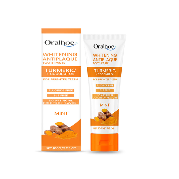 Turmeric Toothpaste for Brighter Teeth & Fresh Breath