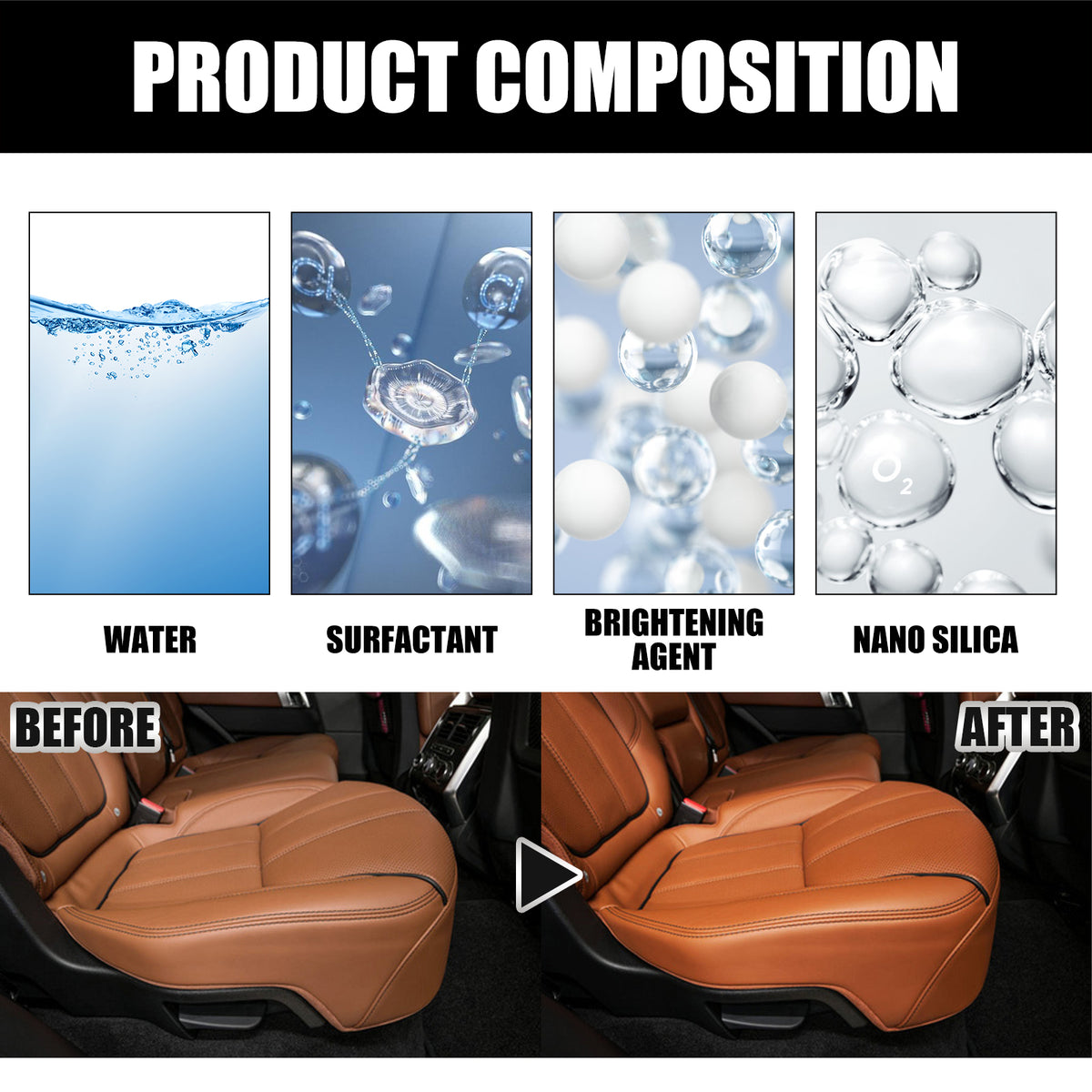 Car Interior Coating Agent for Like-New Plastic Shine