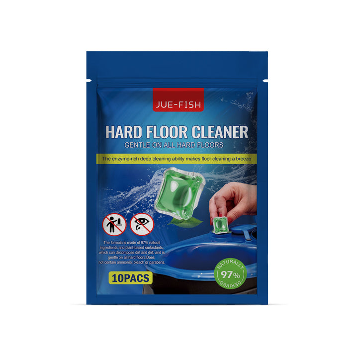 Enzyme Floor Cleaner Pods — No Sticky Residue, 10 Pack