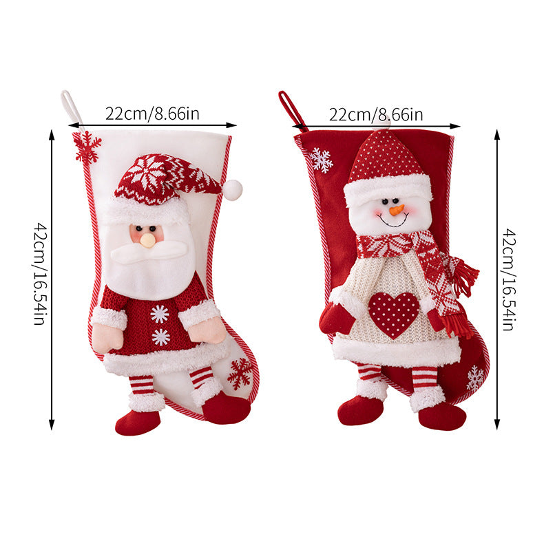 Christmas Stocking Set for Cozy Festive Mantel Decor