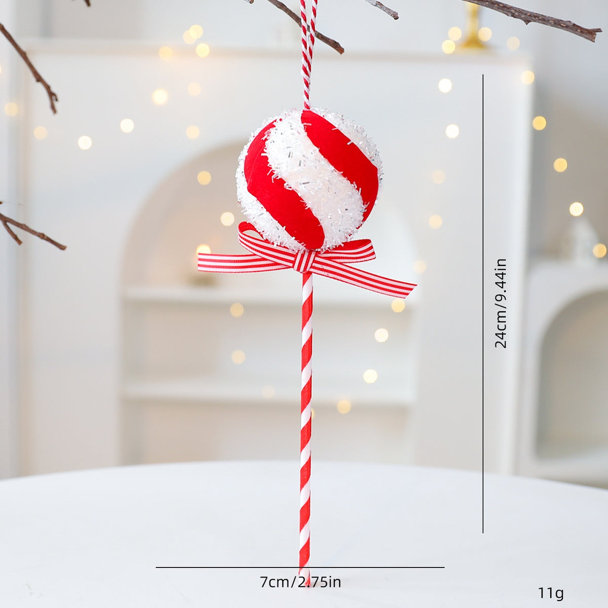 Candy Cane Christmas Tree Ornaments for Cheerful Decor