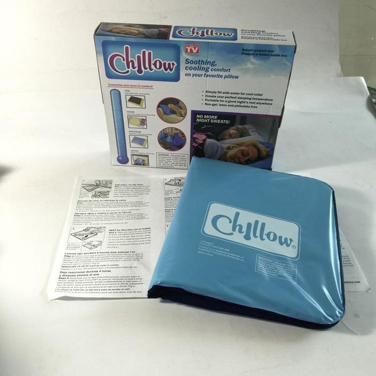Chillow Cooling Pillow Pad — Water-Filled Relief for Night