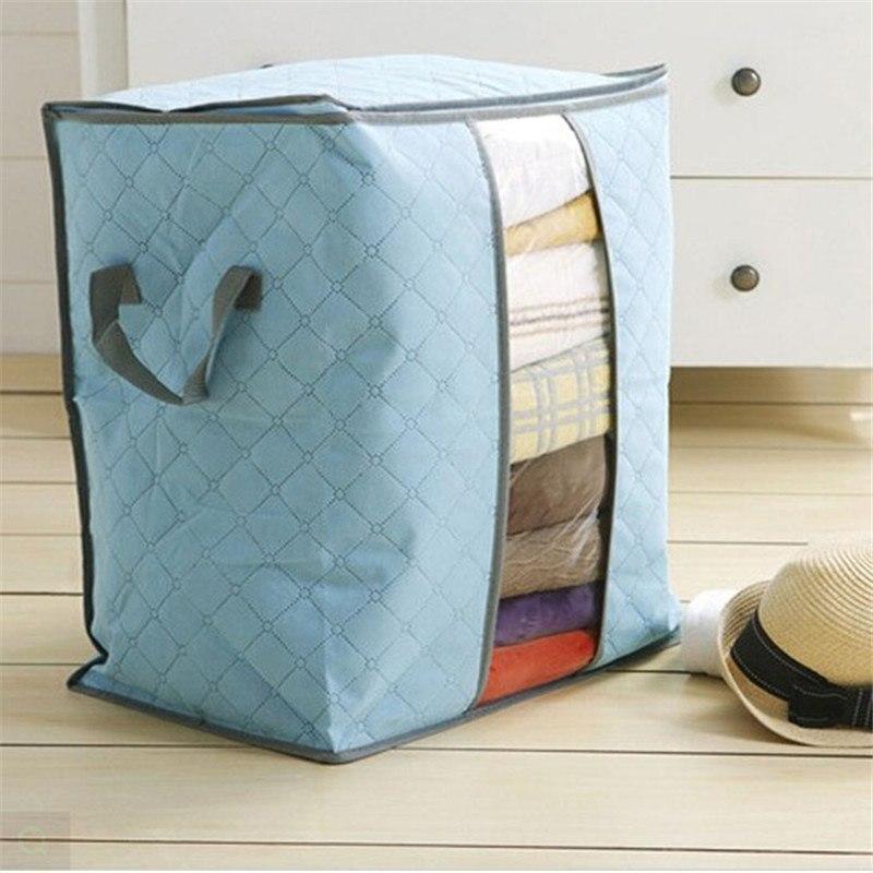 Quilted Under Bed Storage Bag With Clear Front Window