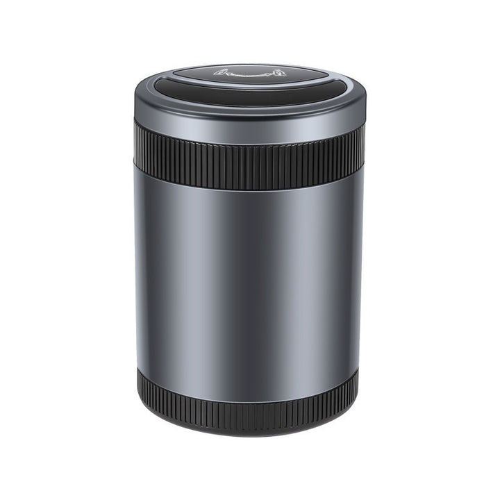 Car Ashtray with Lid and LED Light for Night Drives