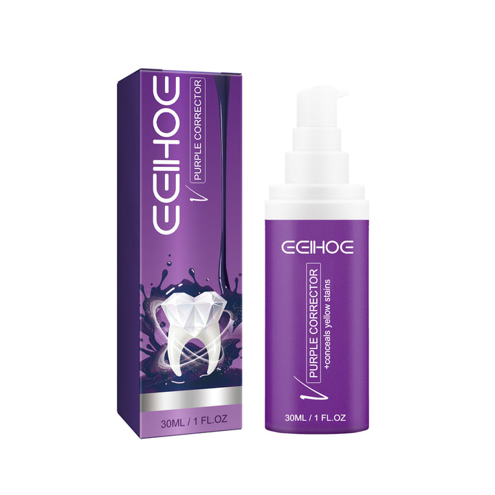 Purple Corrector Toothpaste for Whiter-Looking Teeth