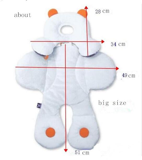 Baby Car Seat Support Cushion for Snug, Cozy Comfort
