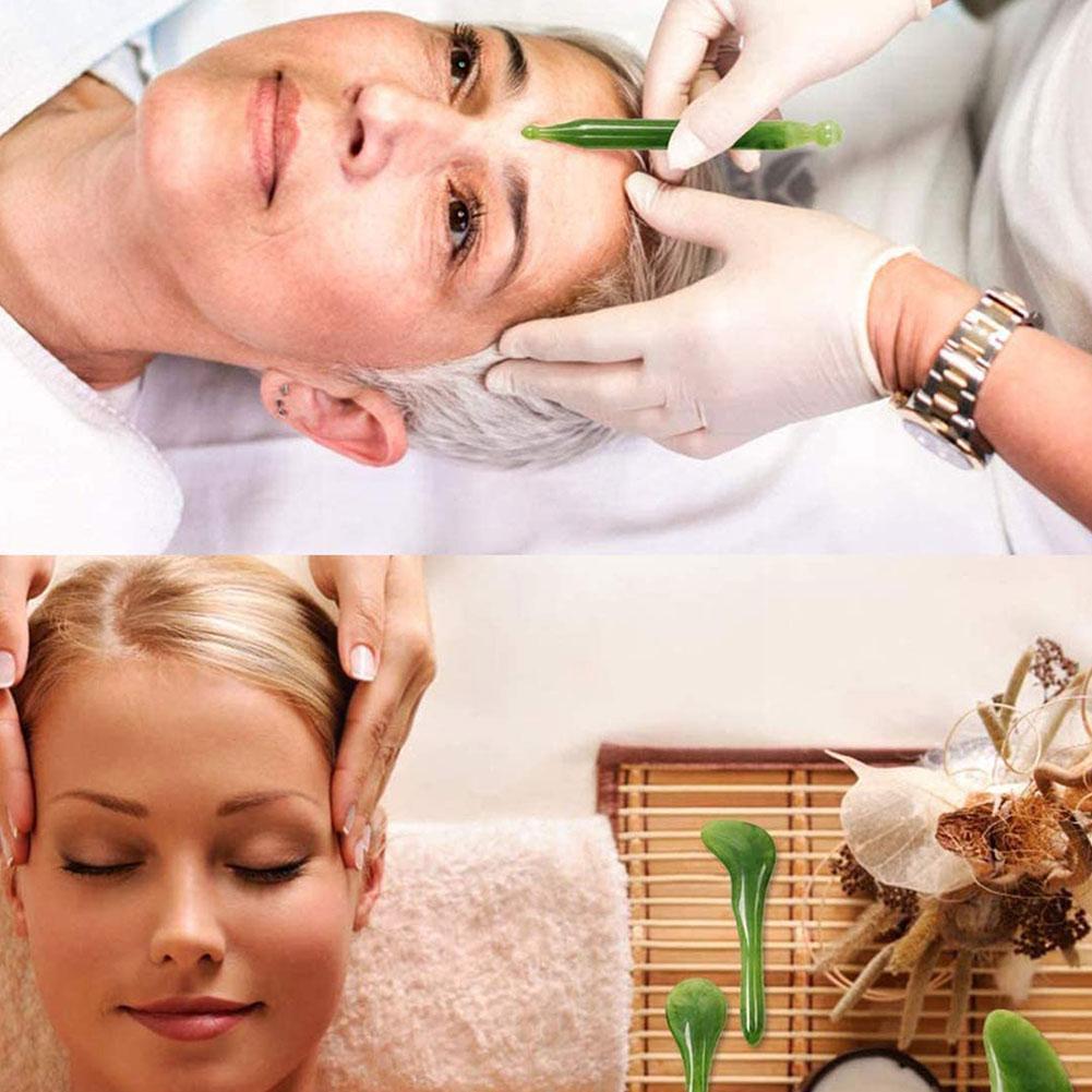 Jade Gua Sha Massage Set — Lymphatic Drainage & Facial
