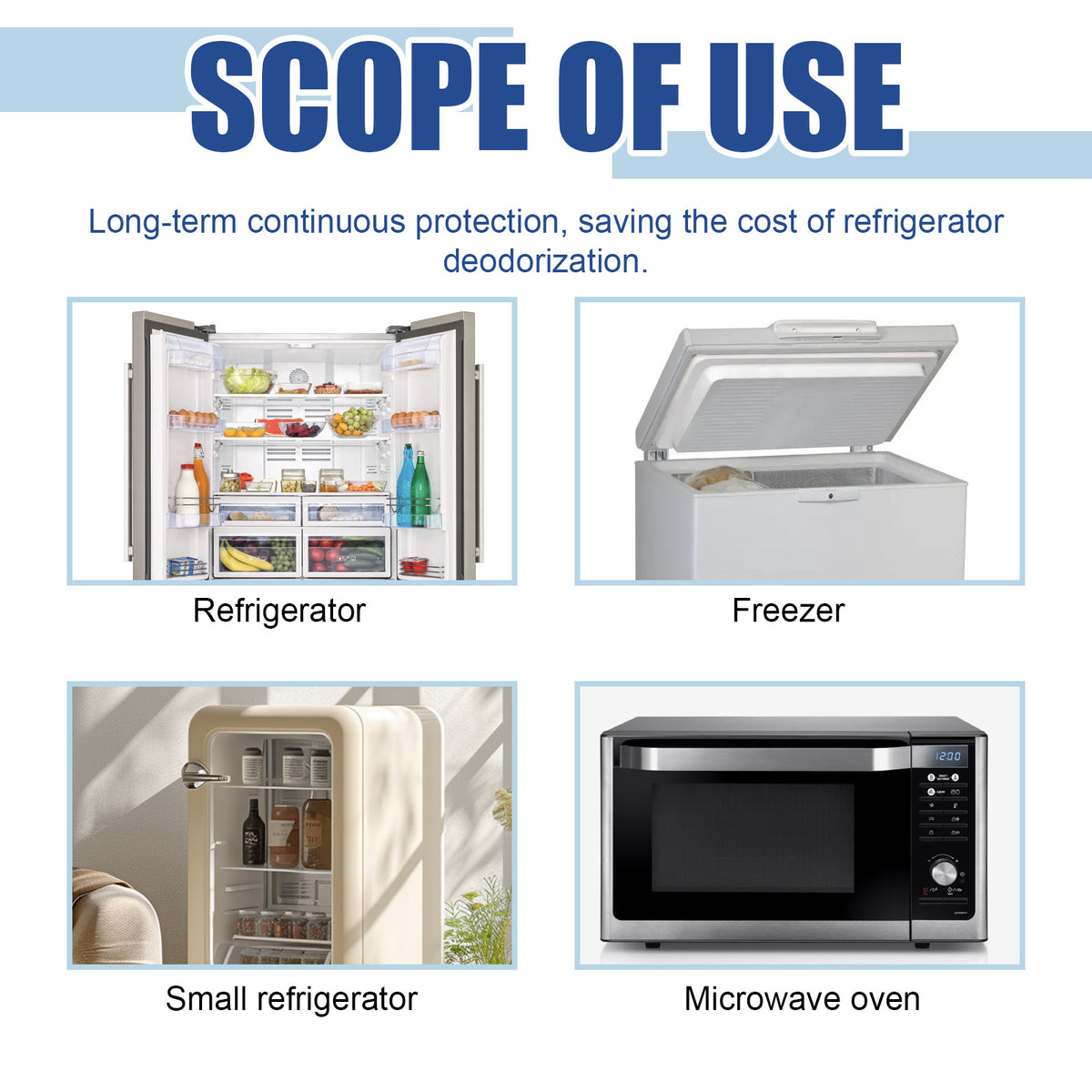 Refrigerator Deodorizer Gel for Long-Lasting Freshness