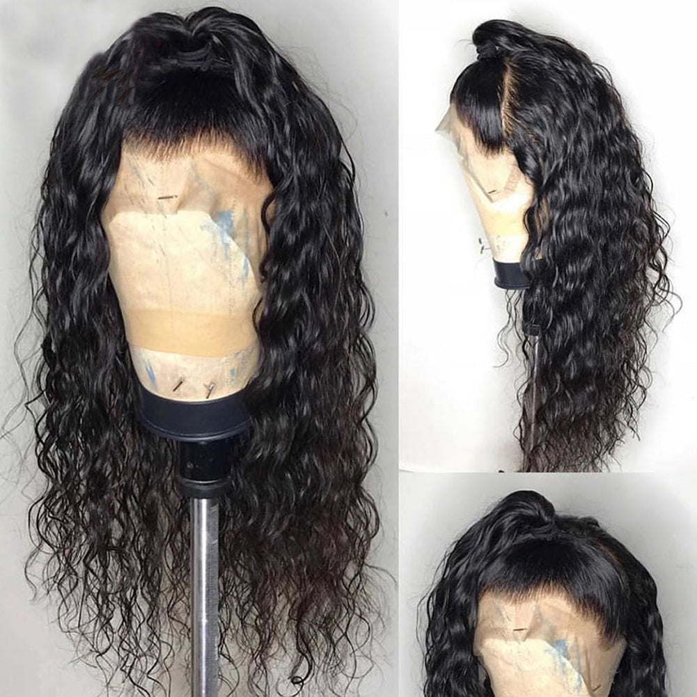 Lace Front Curly Wig for Instant Voluminous Hair Style