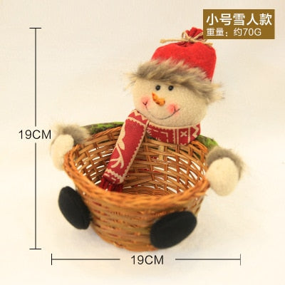 Christmas Candy Storage Basket & Festive Table Decor