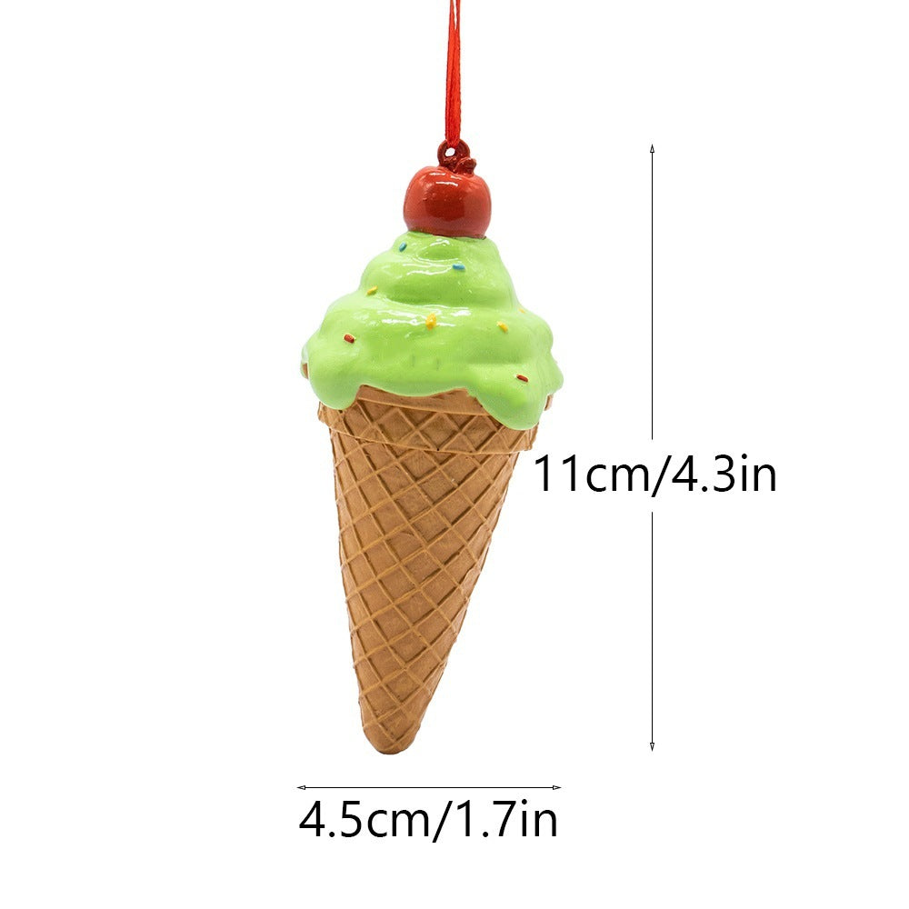Christmas Ice Cream Ornament for Playful Tree Decor