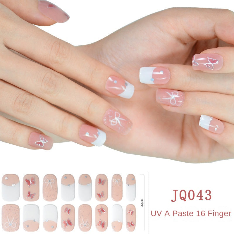 Semi-Cured UV Gel Nail Stickers — Salon Art in Seconds