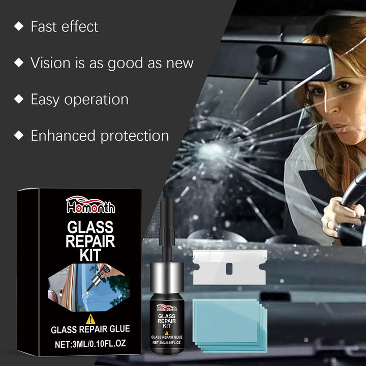 Windshield Repair Kit for Clearer, Better Driving Vision