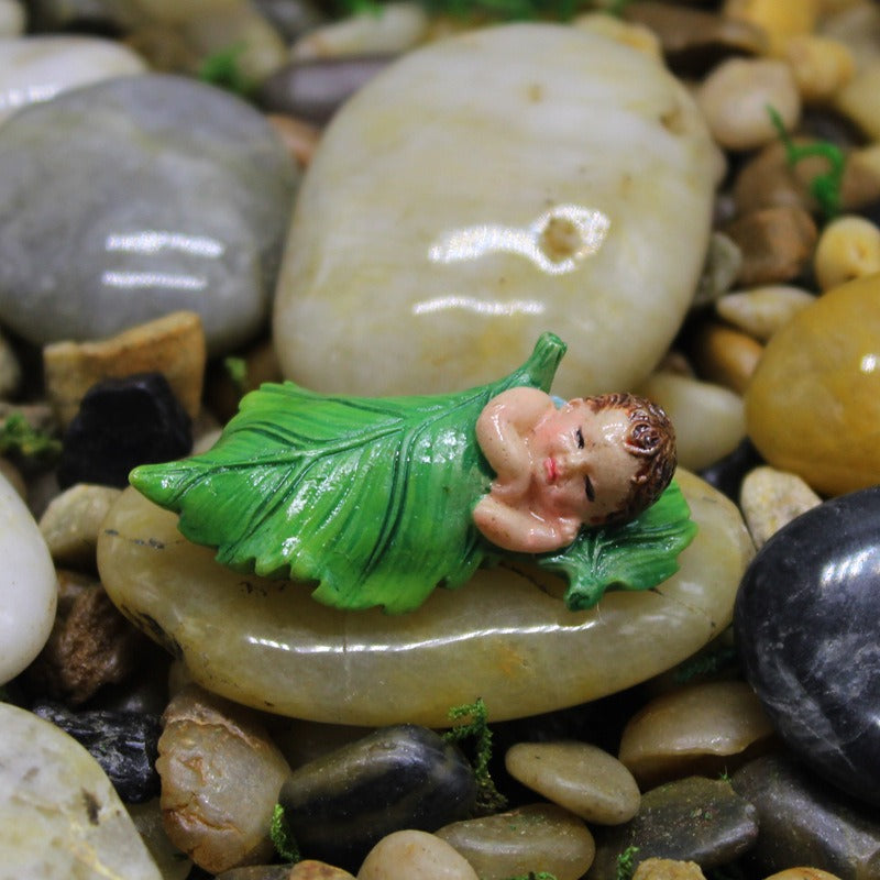 Miniature Sleeping Fairy Figurine for Fairy Gardens