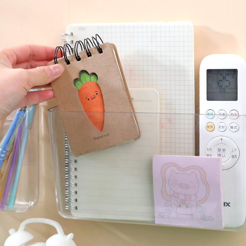 Punch-Free Wall Rack for Dorm Bedside Storage