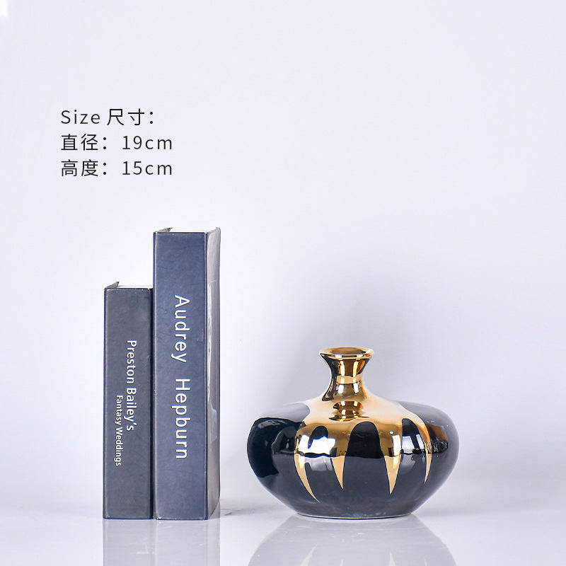 Ceramic Vase for Modern Glamour Living Room Styling