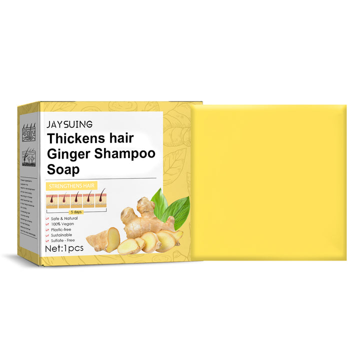 Ginger Shampoo Bar for Fuller-Looking, Stronger Hair